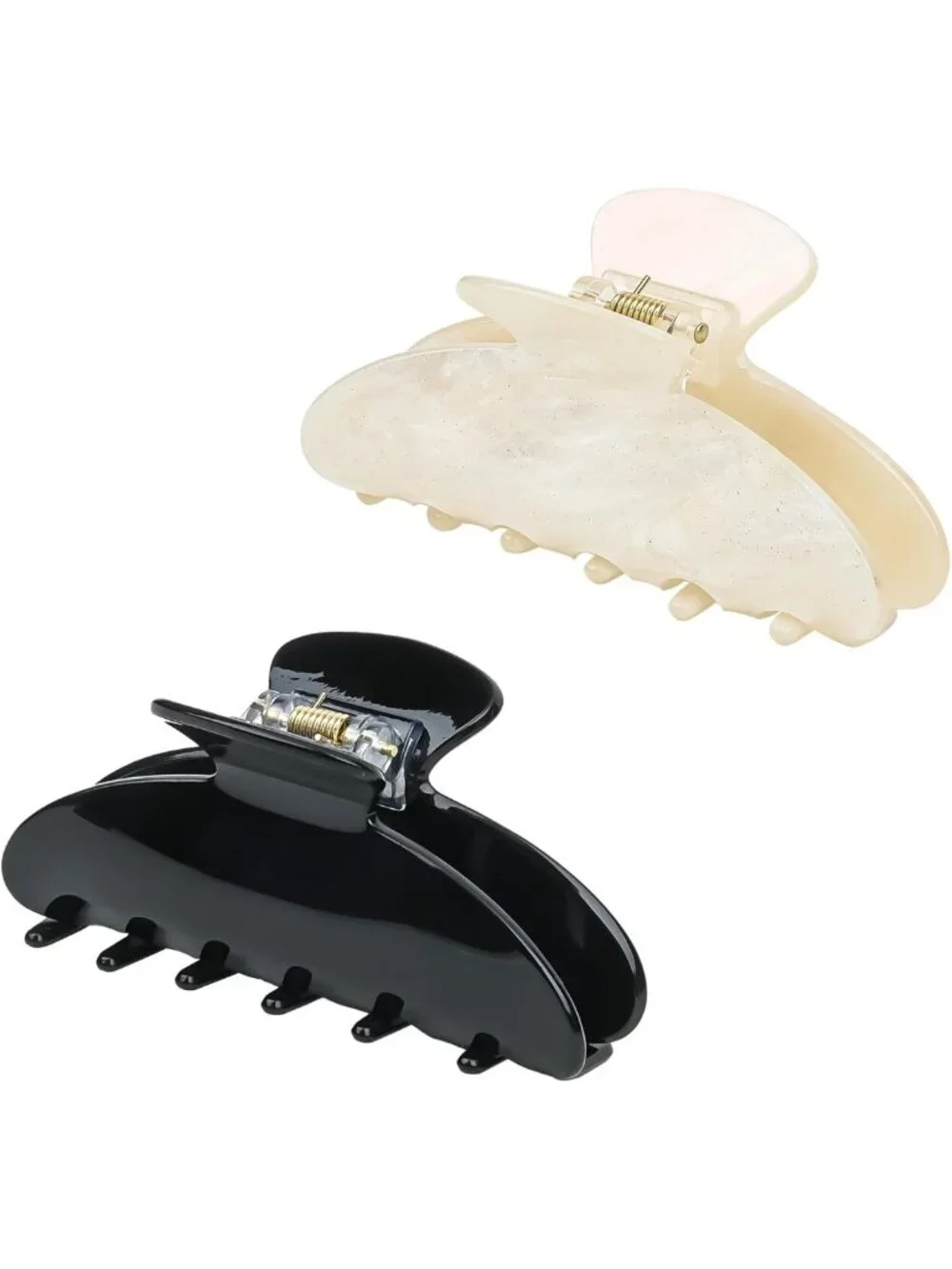 2 Pcs Non-Slip Hair Claw Clips for Women - Stylish Hair Accessories Set
